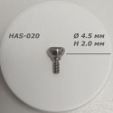 HAS-020  (Ø 4.5 мм - h 2 мм) 