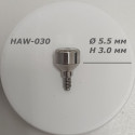 HAW-030  (Ø 5.5 мм - h 3 мм) 