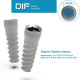 Имплантат DIF Implants, серия Классик Хэви (соединение внутренний шестигранник 2.4 мм, агрессивная резьба)
