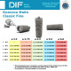 Имплантат DIF Implants, серия Классик Файн (соединение внутренний шестигранник 2.4 мм, мелкая резьба)