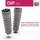 Имплантат DIF Implants, серия Мейнстрим Хэви (соединение конус 11 градусов, агрессивная резьба)