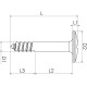 TS-16-007 Винты тентовые (опорные) титановые самонарезные (самонарезающие) Ø1.6 длина 7 мм 1 шт/уп. МСТ
