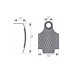 TM14107 (PM-01-13) Титановая сетка с шестигранными ячейками для спейсеров, односторонняя, 4*10*7 мм. МСТ