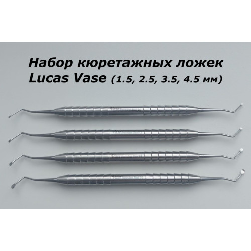 Набор кюретажных ложек Lucas Vase 4
